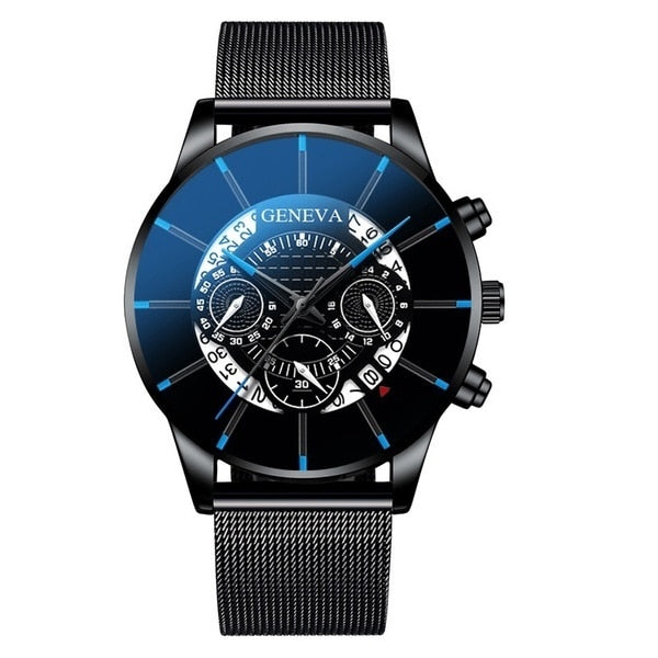 Stainless Steel Quartz Wristwatch