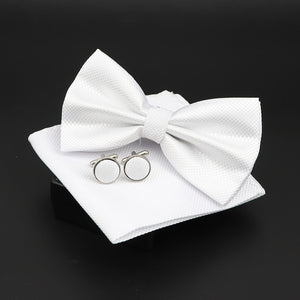 Solid Polyester Polka Dots Bow tie
