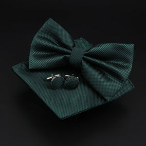 Solid Polyester Polka Dots Bow tie