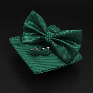 Solid Polyester Polka Dots Bow tie