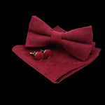 Solid Polyester Polka Dots Bow tie