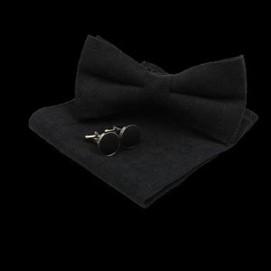Solid Polyester Polka Dots Bow tie