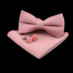 Solid Polyester Polka Dots Bow tie