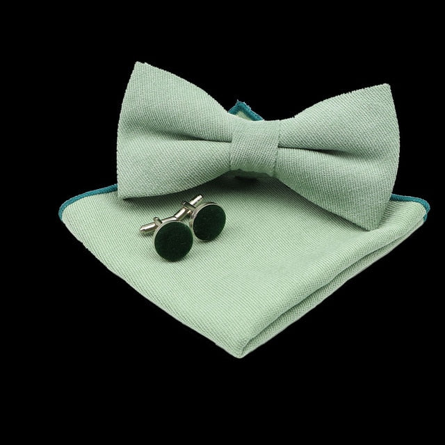 Solid Polyester Polka Dots Bow tie