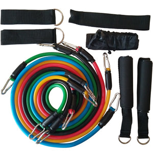 11pcs/set Pull Rope Fitness Resistance Bands
