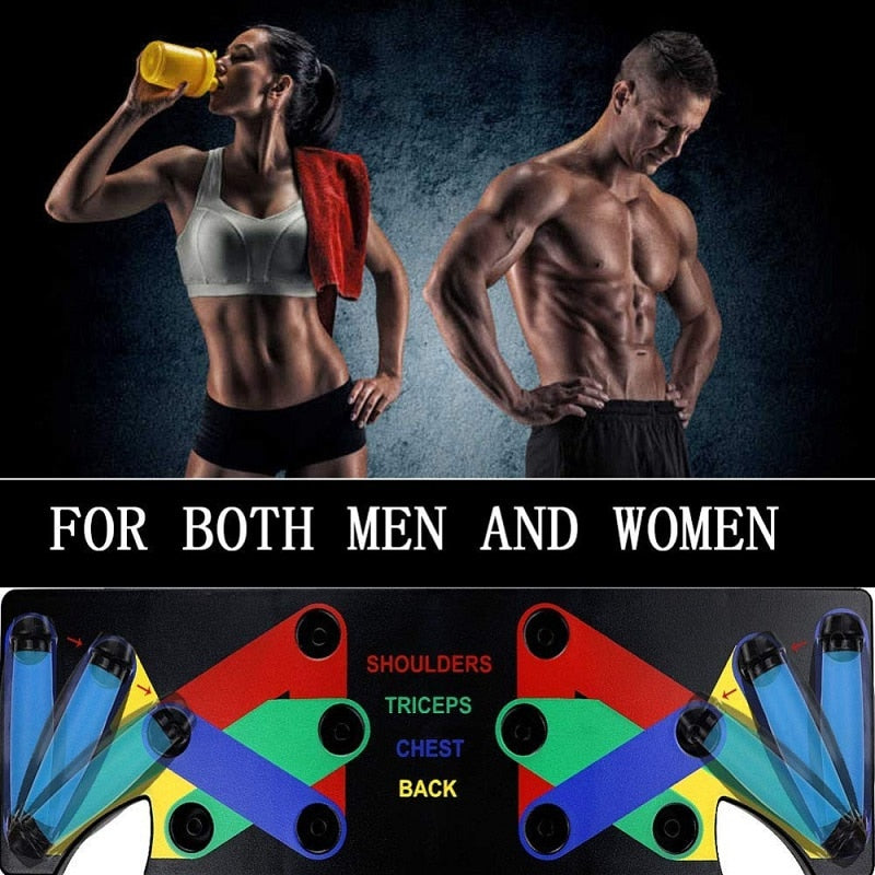 9 in 1 Push Up Rack Board Exerciser