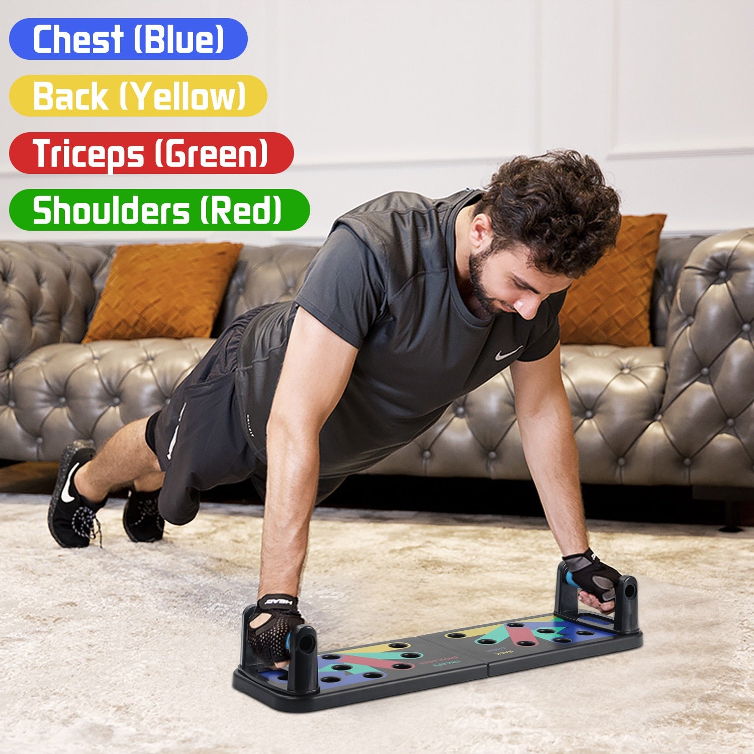 9 in 1 Push Up Rack Board Exerciser