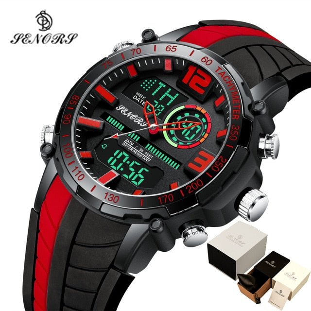 Analogue and Digital Men Sports Watch
