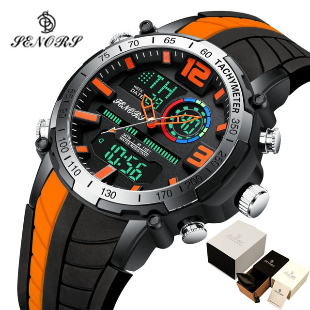 Analogue and Digital Men Sports Watch