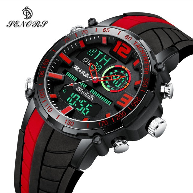 Analogue and Digital Men Sports Watch