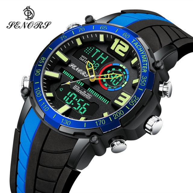 Analogue and Digital Men Sports Watch