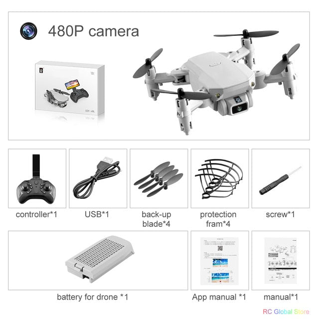Mini RC Drone with 4K HD Camera