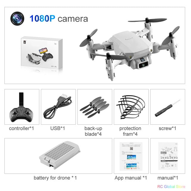 Mini RC Drone with 4K HD Camera