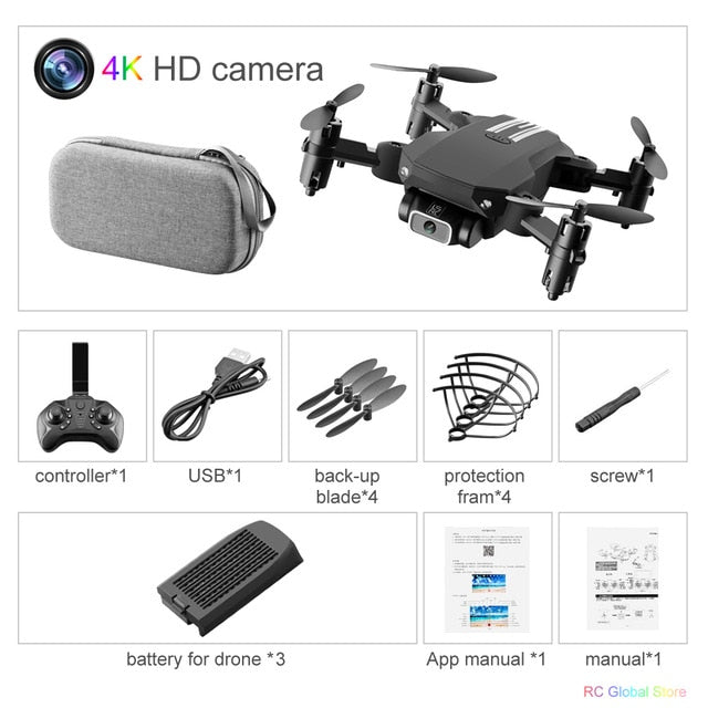 Mini RC Drone with 4K HD Camera