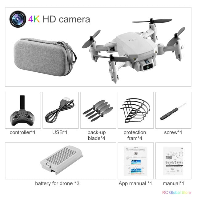 Mini RC Drone with 4K HD Camera