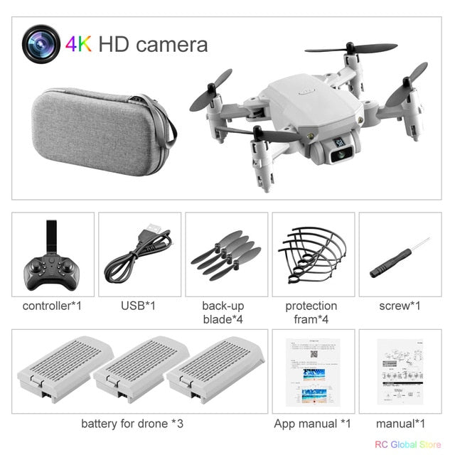 Mini RC Drone with 4K HD Camera