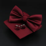 Solid Polyester Polka Dots Bow tie