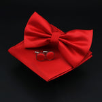 Solid Polyester Polka Dots Bow tie