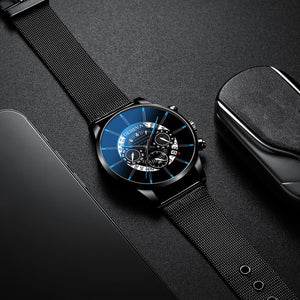 Stainless Steel Quartz Wristwatch