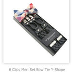 New Man's Suspenders Real Leather
