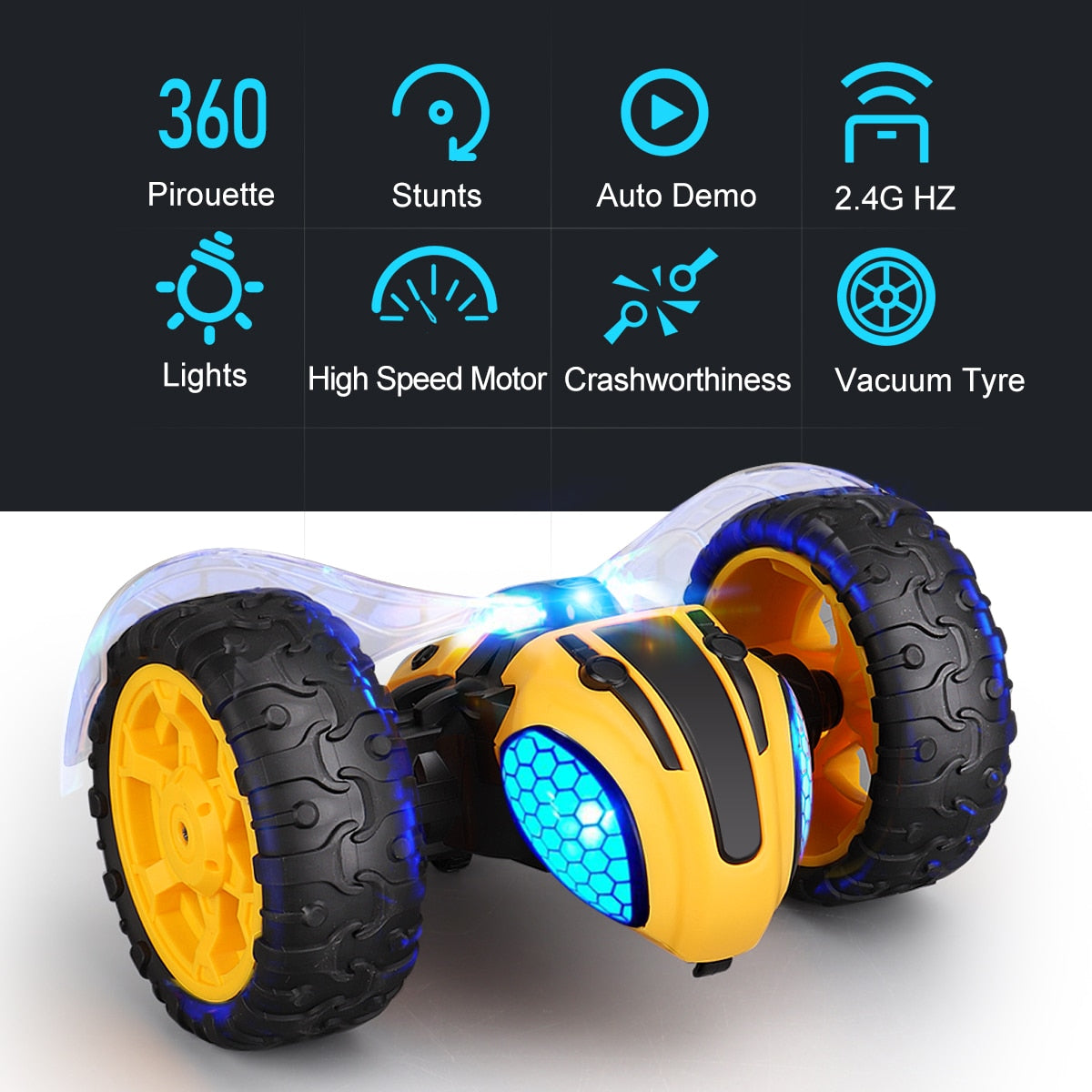 Lightening Bee Stunt Remote Control Car