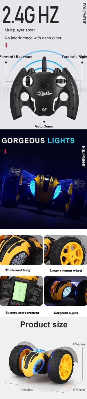 Lightening Bee Stunt Remote Control Car