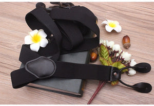 New Man's Suspenders Real Leather