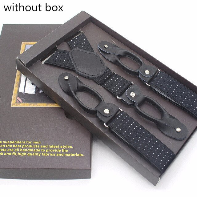 New Man's Suspenders Real Leather