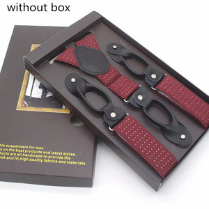 New Man's Suspenders Real Leather
