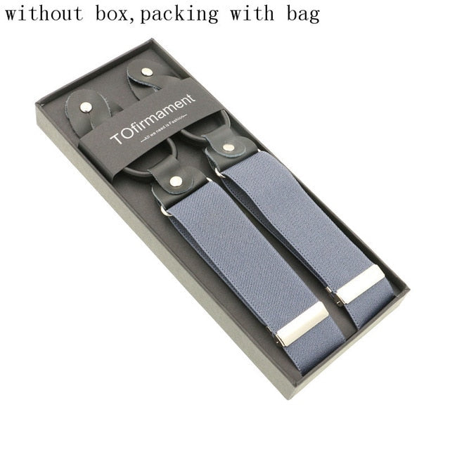 New Man's Suspenders Real Leather