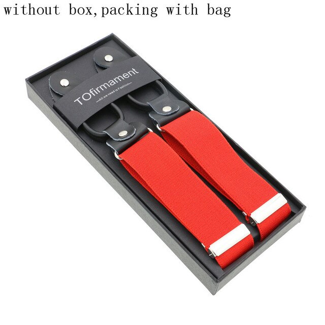 New Man's Suspenders Real Leather