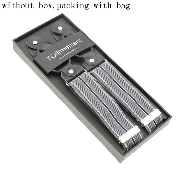 New Man's Suspenders Real Leather