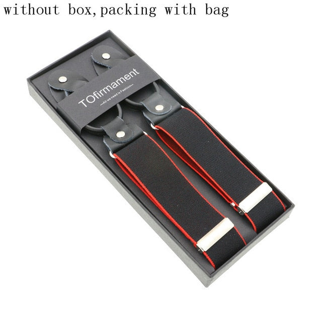 New Man's Suspenders Real Leather