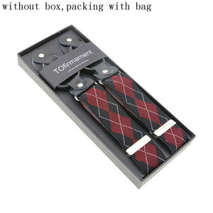 New Man's Suspenders Real Leather