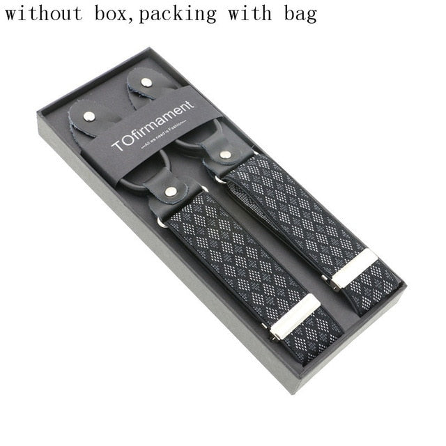 New Man's Suspenders Real Leather