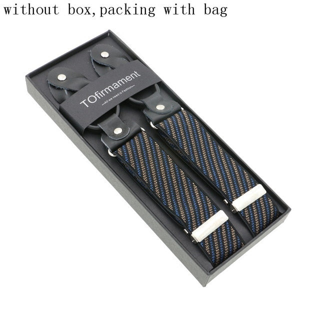 New Man's Suspenders Real Leather