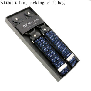 New Man's Suspenders Real Leather
