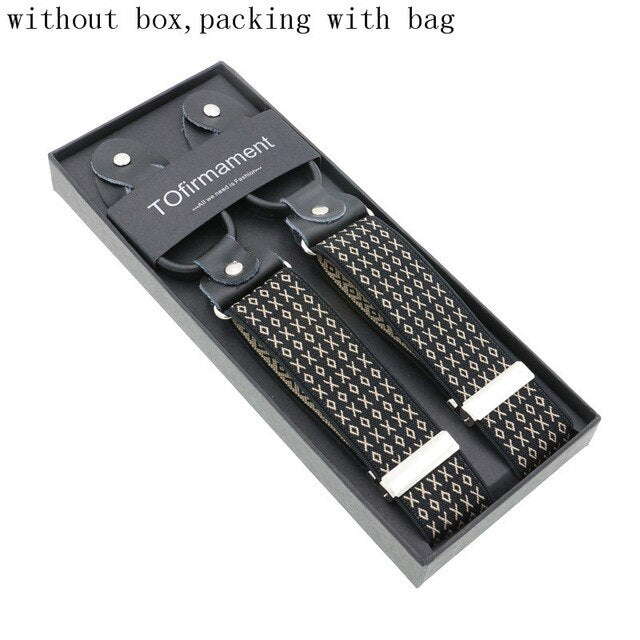New Man's Suspenders Real Leather