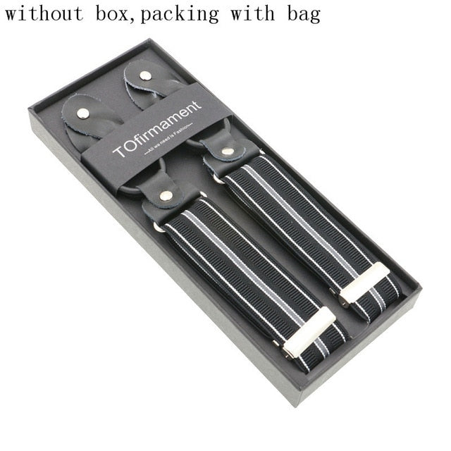 New Man's Suspenders Real Leather